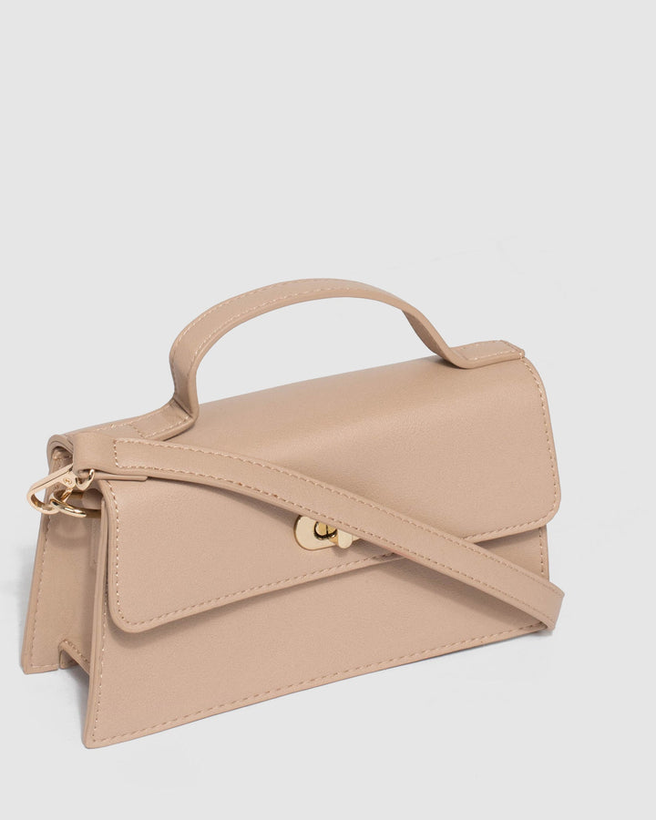 Colette by Colette Hayman Nude Luna Lock Mini Bag