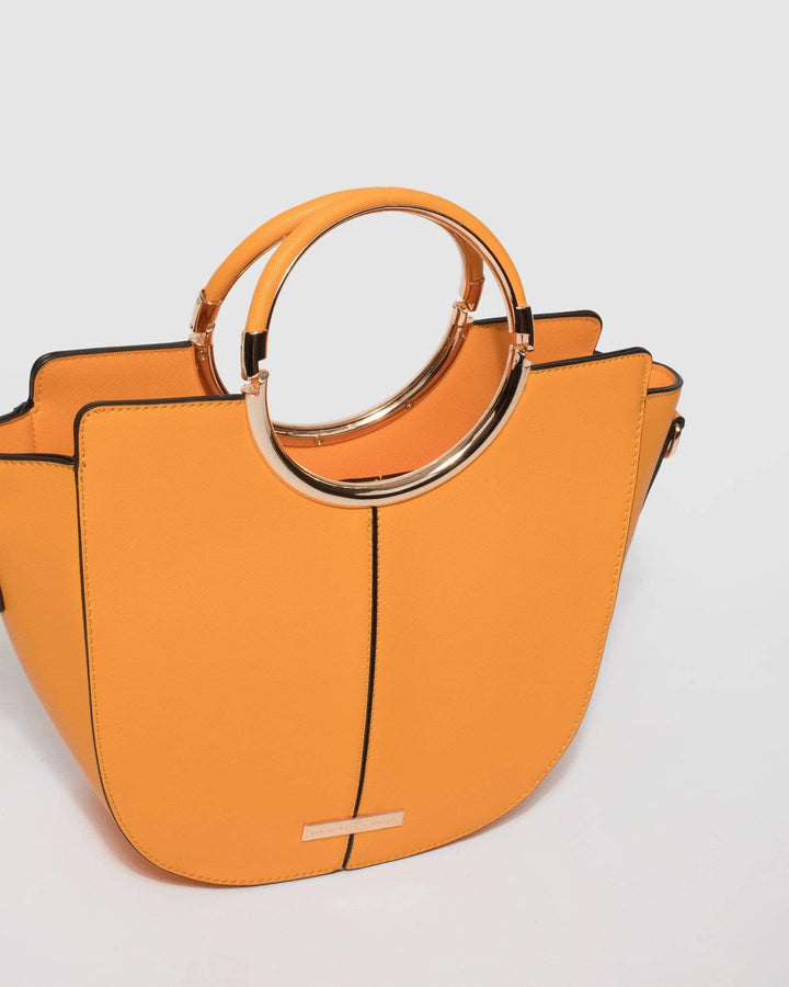 Orange Ariel Medium Tote Bag | Tote Bags