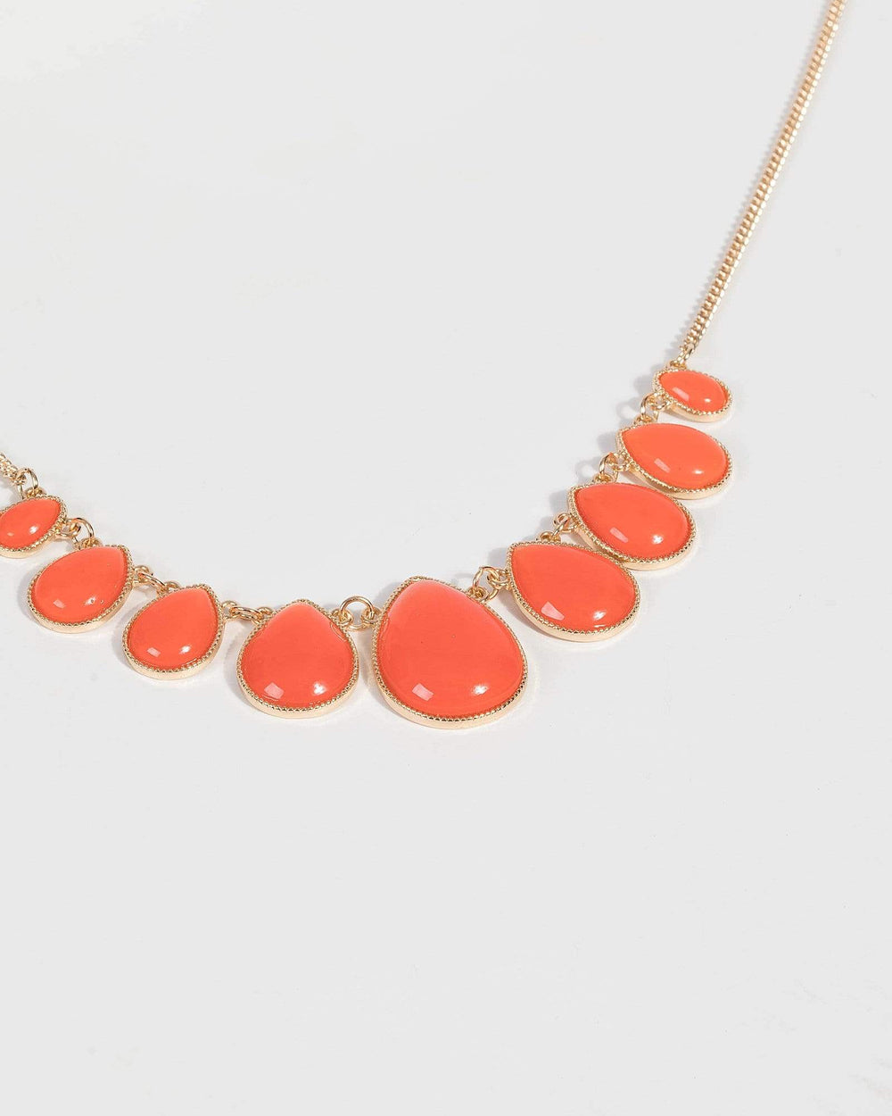 Orange Stone Rope Necklace – colette by colette hayman