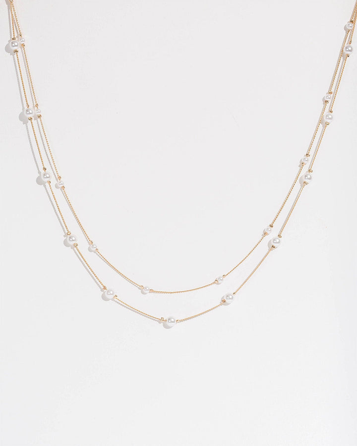 Colette by Colette Hayman Pearl Two Row Necklace