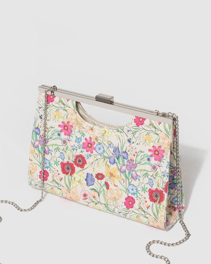 Colette by Colette Hayman Print Alice Handle Bar Clutch Bag