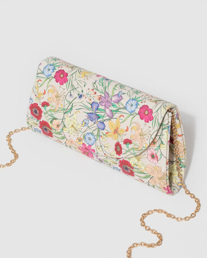 Colette by Colette Hayman Print Leaha Fold Over Clutch Bag