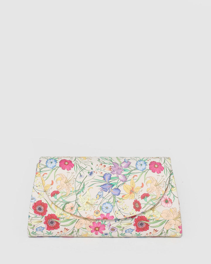 Colette by Colette Hayman Print Leaha Fold Over Clutch Bag