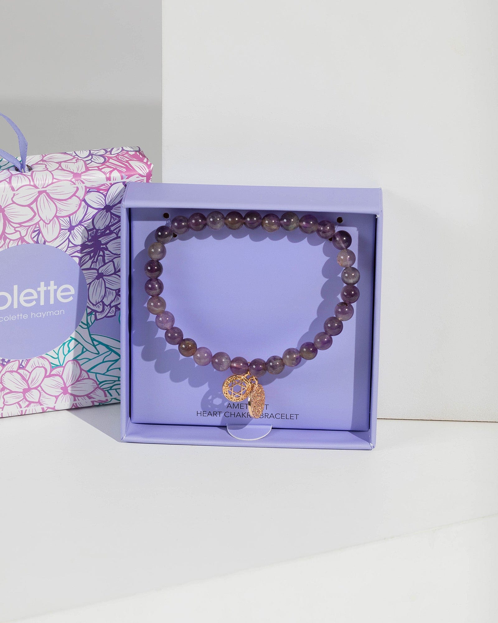 Purple shop chakra bracelet