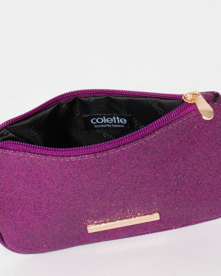 Colette by Colette Hayman Purple Shell Charm Purse