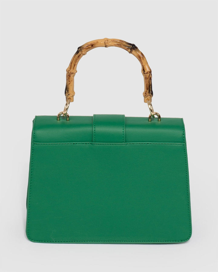 Colette by Colette Hayman Rachel Handle Small Green Crossbody Bag