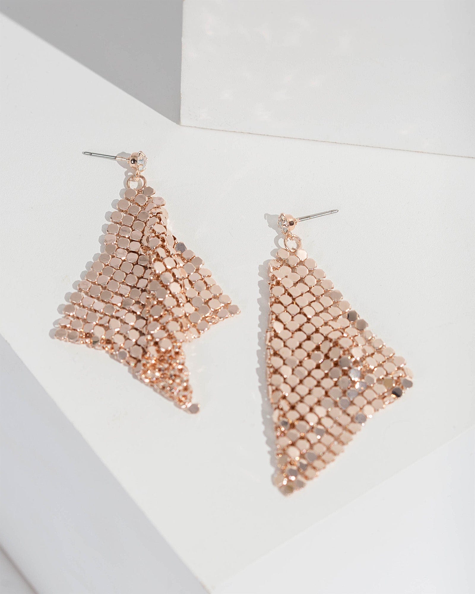 Mesh on sale dangle earrings