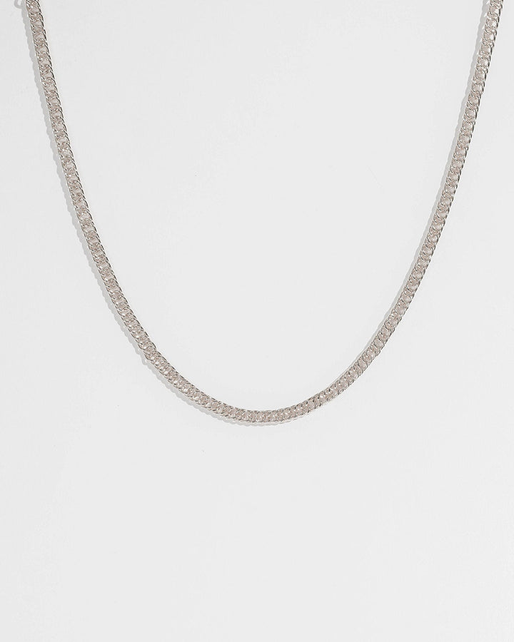 Colette by Colette Hayman Silver 42cm Double Curb Chain Necklace