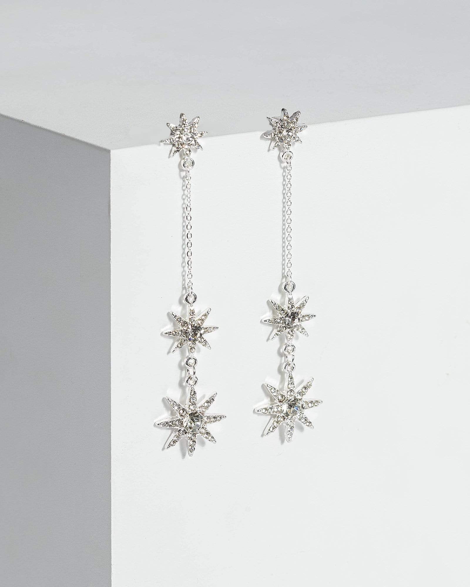 Star deals chain earrings