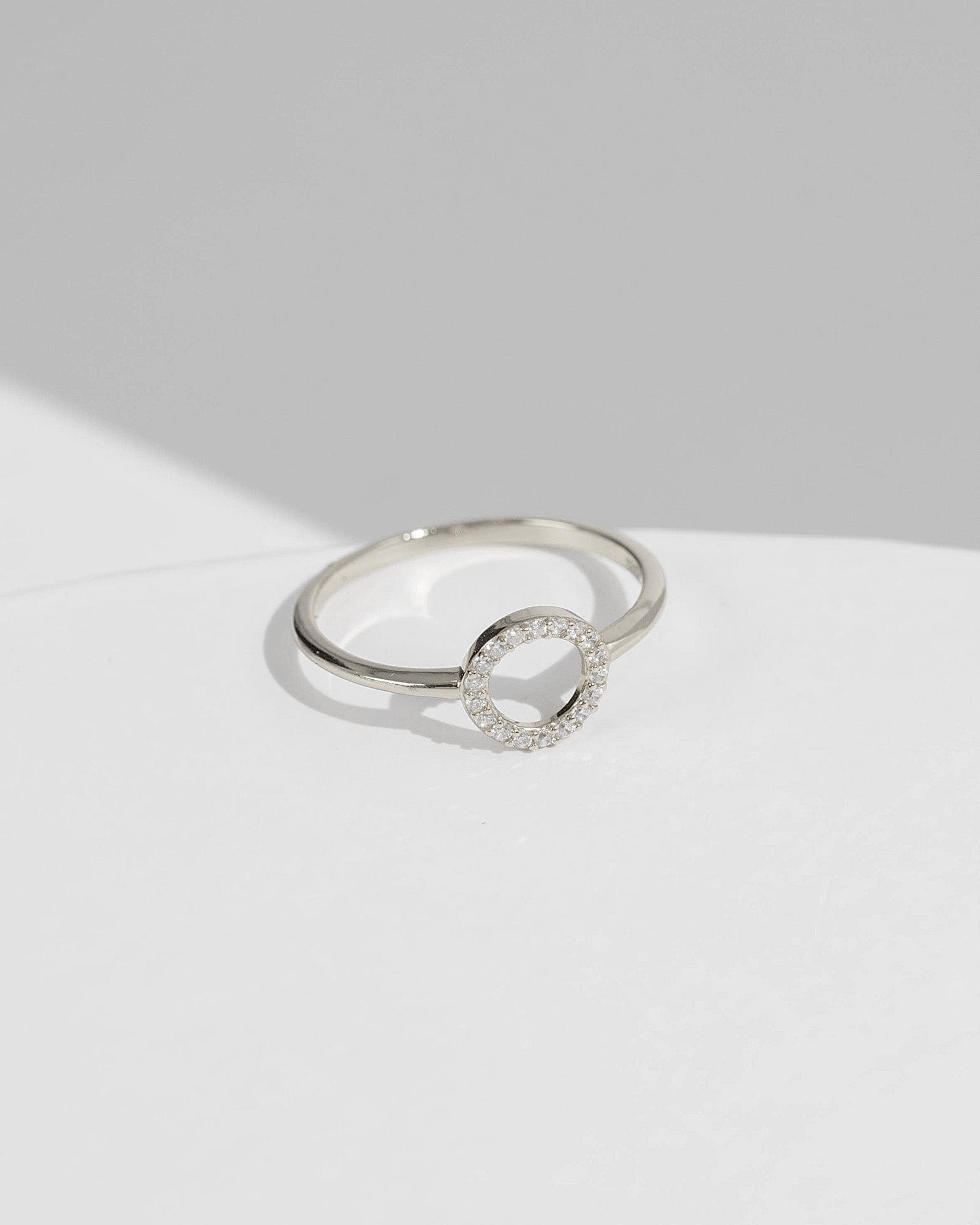 Halo on sale silver ring