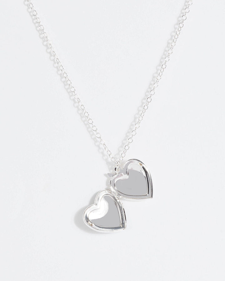 Colette by Colette Hayman Silver Heart Locket Necklace