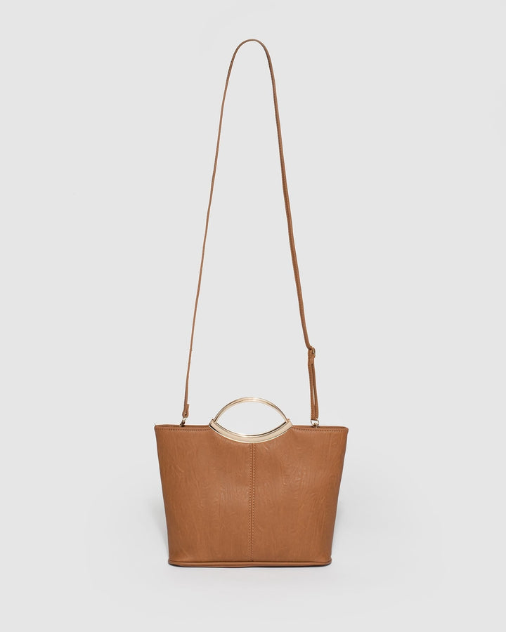 Tan Jessie Clutch Bag | Clutch Bags