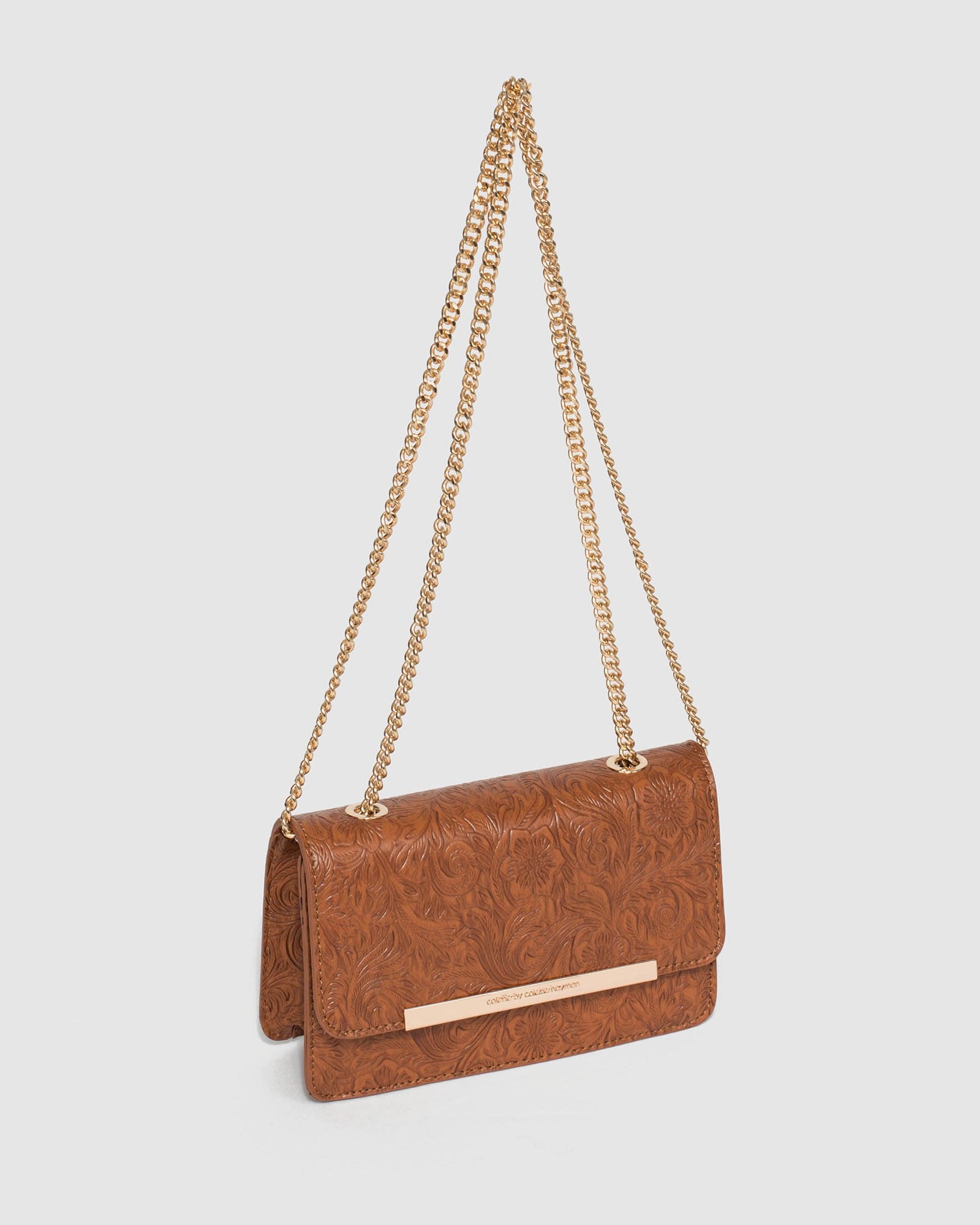 Tan sale chain bag