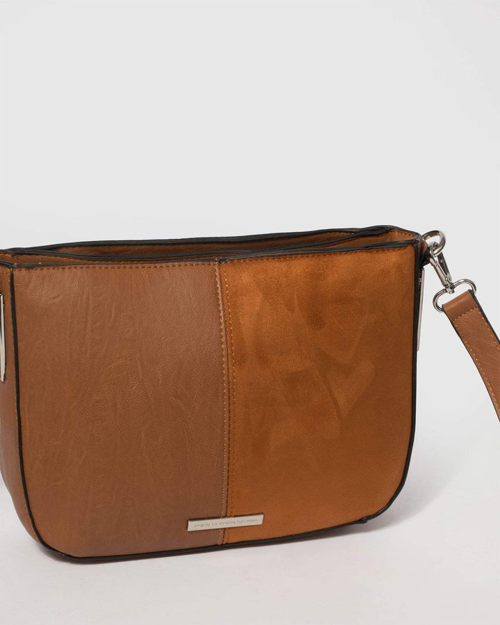 Tan Melissa Saddle Bag | Crossbody Bags