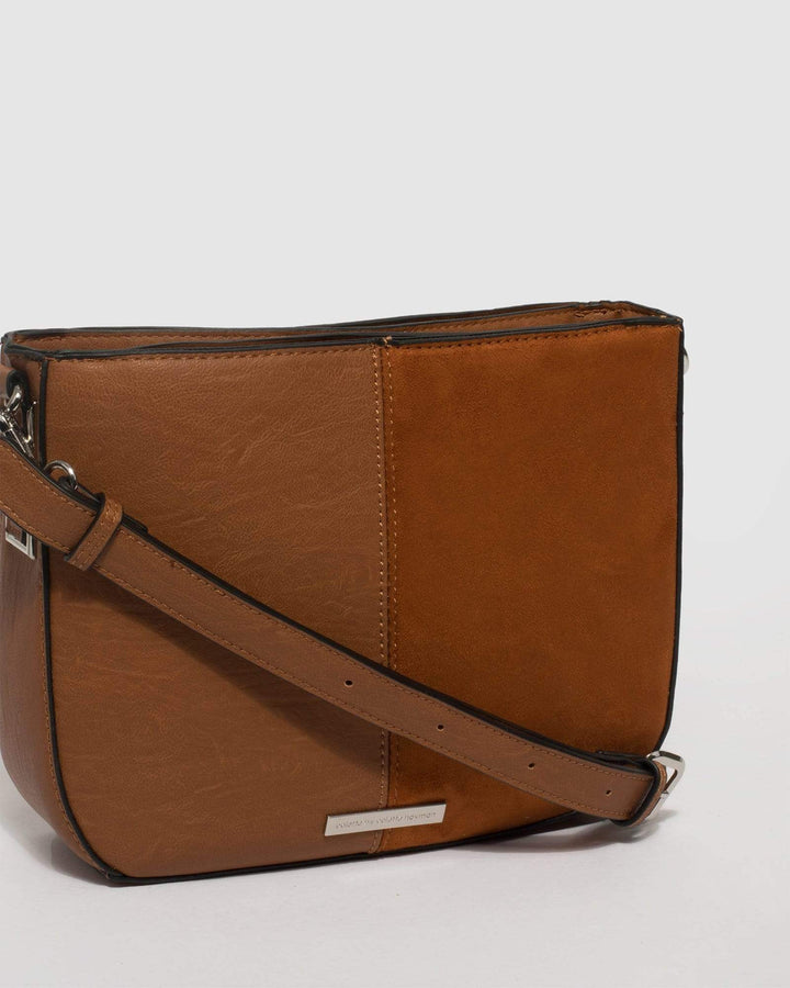 Tan Melissa Saddle Bag | Crossbody Bags