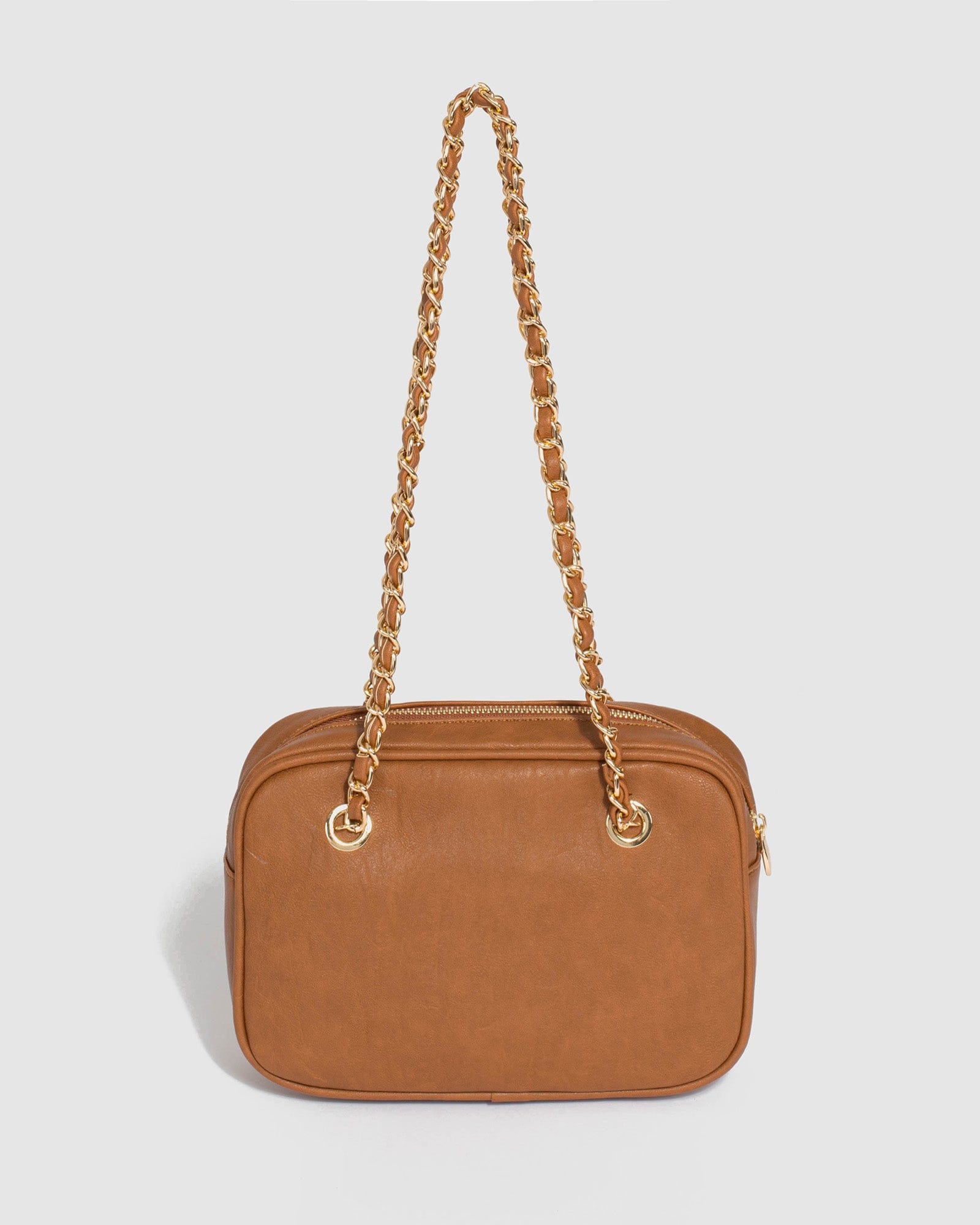 Tan Michaela Quilted Shoulder Bag colette by colette hayman